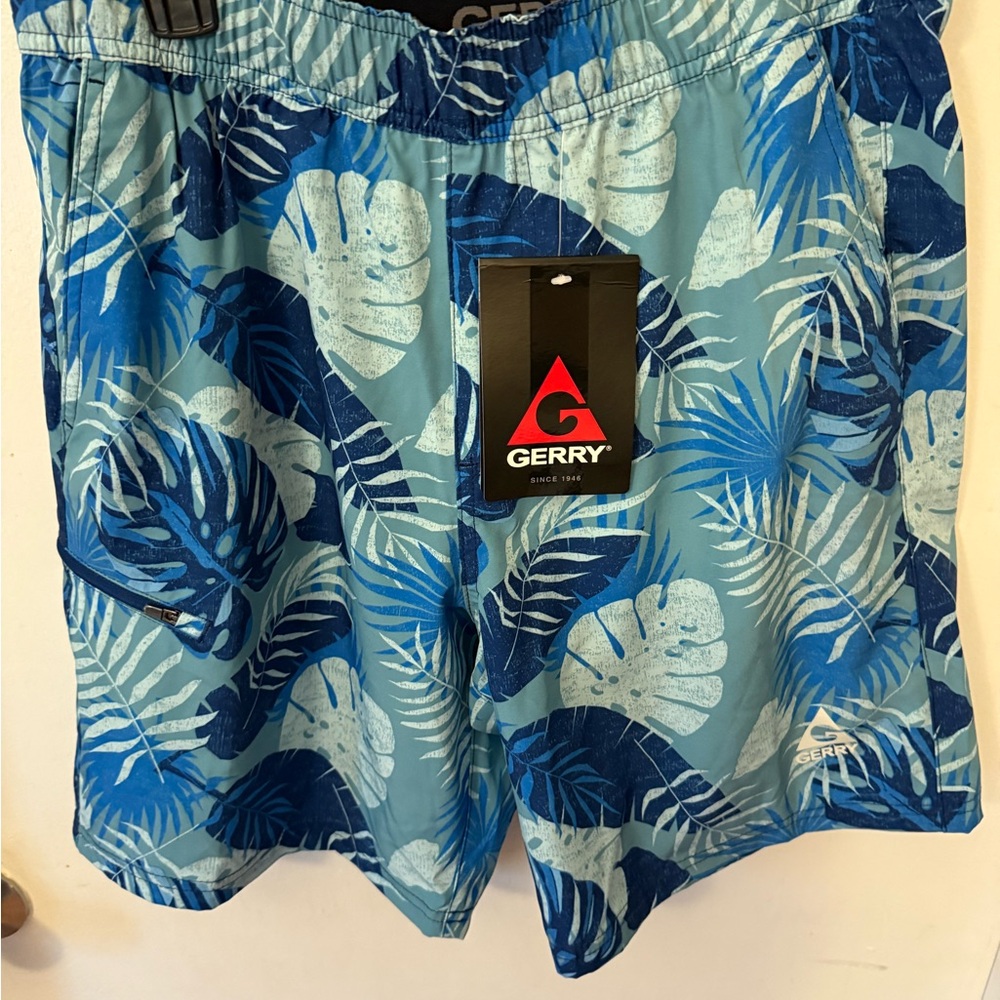 Gerry Weber Men's Blue Tropical Swim Shorts